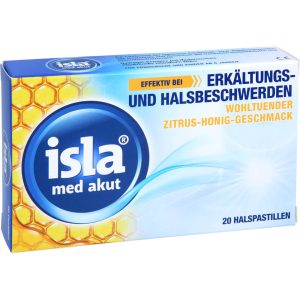 ISLA MED akut Zitrus-Honig Pastillen