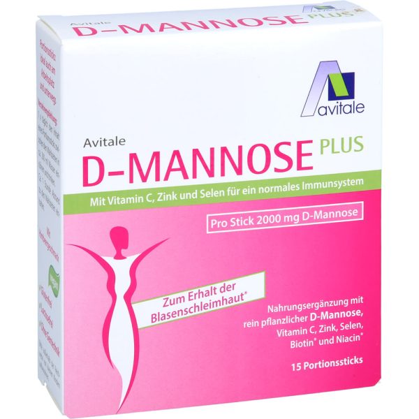 D-MANNOSE Plus 2000 mg mit Vitaminen und Mineralstoffen