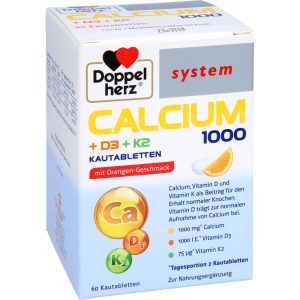 Doppelherz Calcium 1000+D3+K2