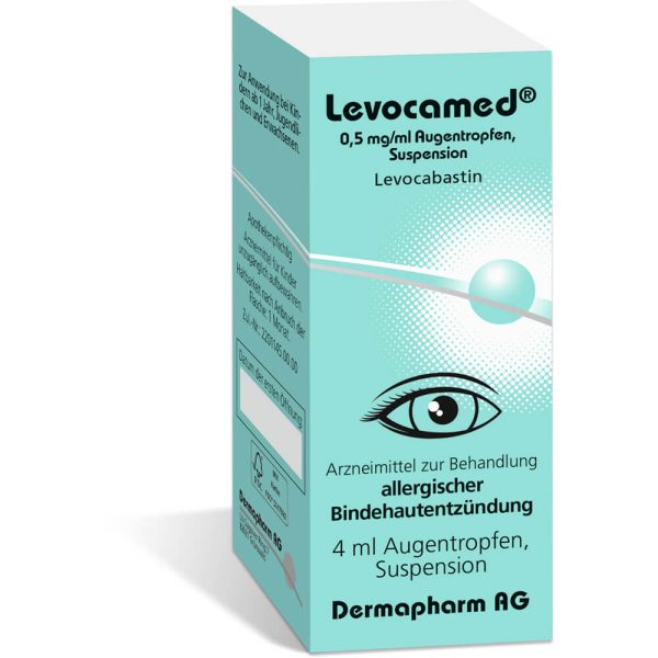 LEVOCAMED 0,5 mg/ml Augentropfen Suspension