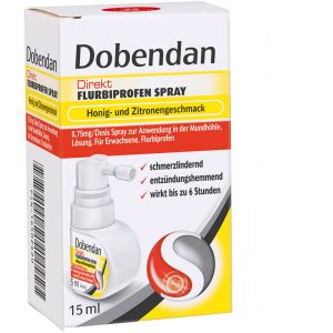 DOBENDAN Direkt Flurbiprofen Spray Honig & Zitrone